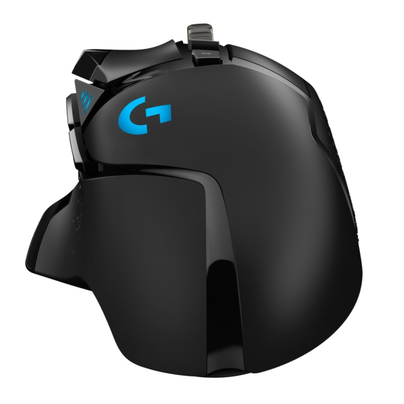 Thumbnail - Logitech Kabelgebundene Ergonomische Optische Gaming-Maus für Rechtshänder G502 (Hero) 11 Tasten USB Schwarz