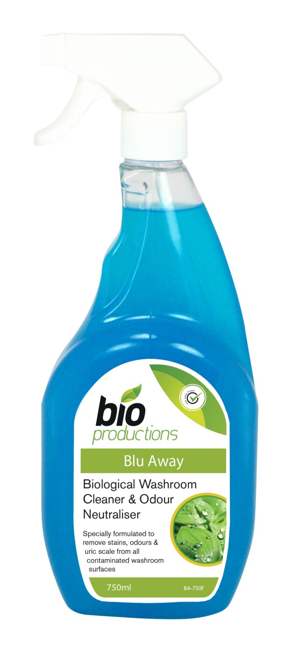 Bio-Productions Biological Washroom Cleaner Blue Away Mint Fragrance 750Ml