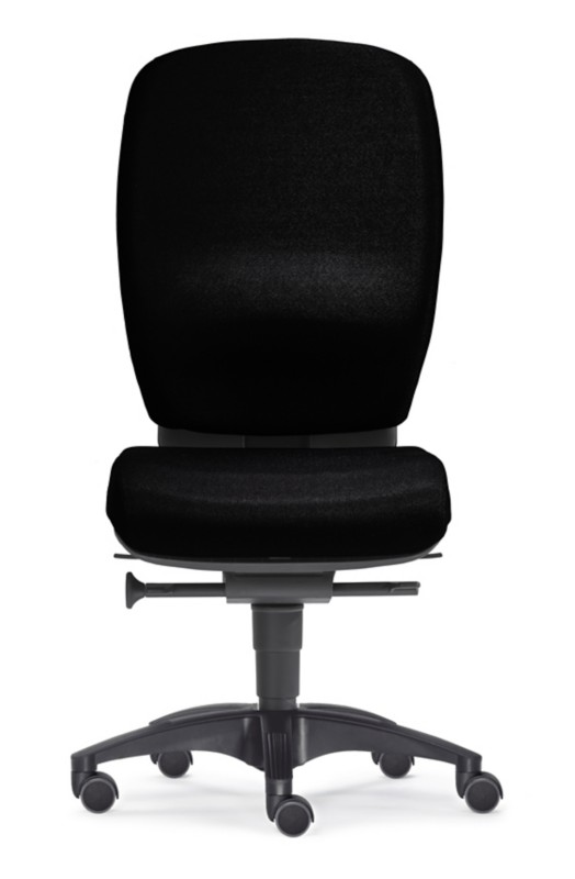 SITWELL STEIFENSAND Bürostuhl Lady Comfort M Höhenverstellbares Schwarz 130 Kg Ergonomische Rückenstütze