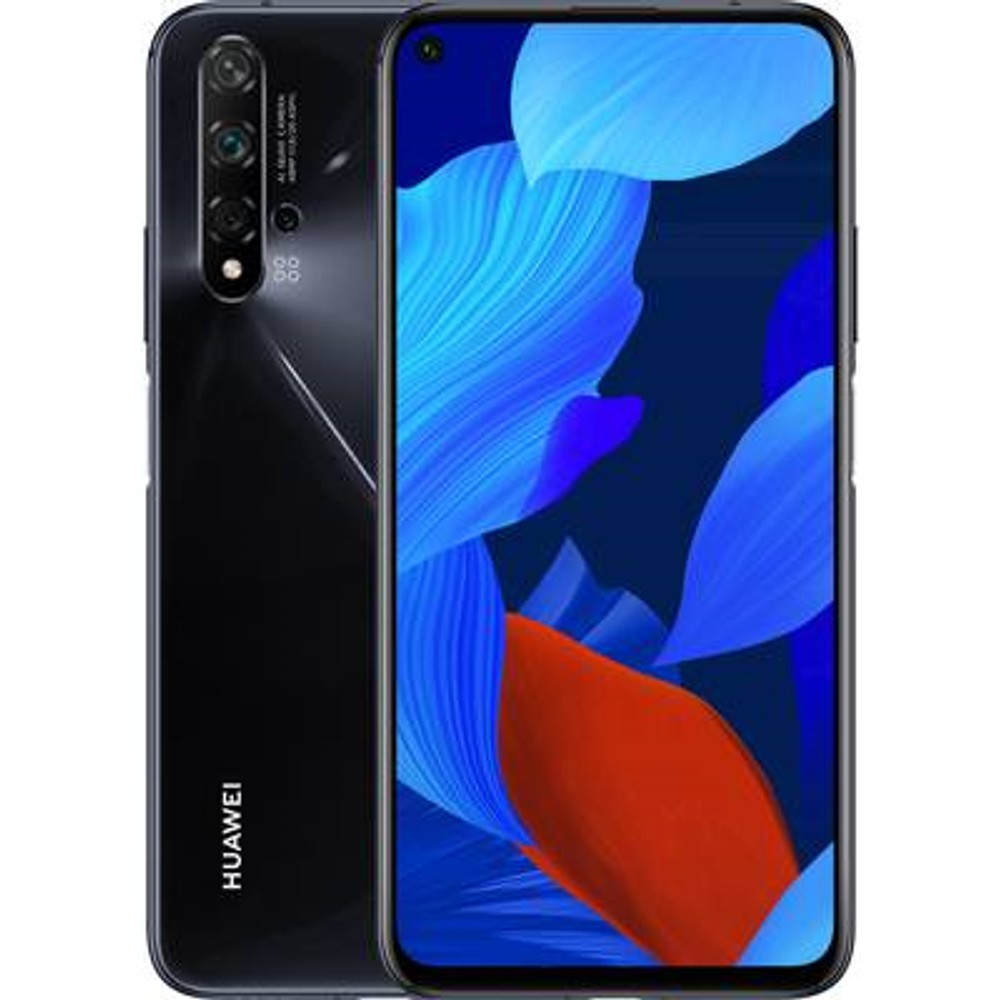 Huawei nova 5T 15,9 cm (6.26 Zoll ) 6 GB 128 GB Dual-SIM Schwarz 3750 mAh (51094RCA)