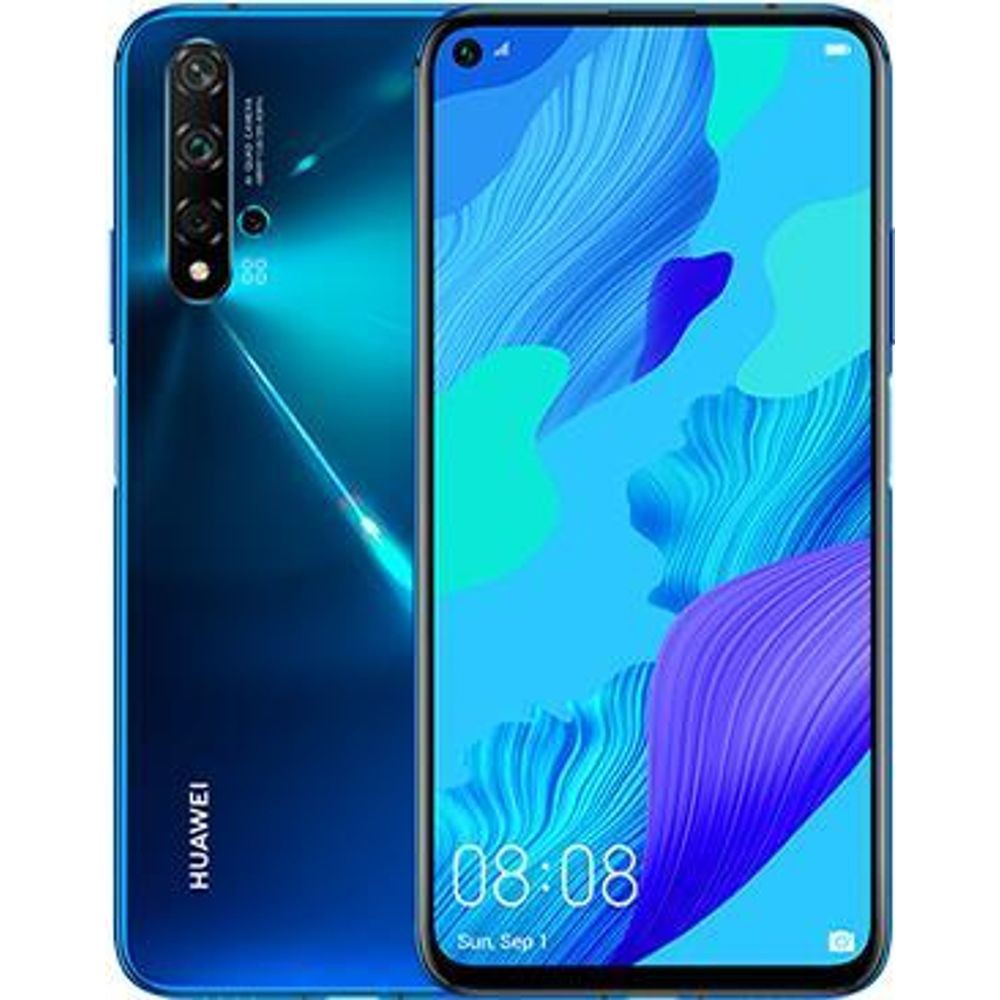 Huawei nova 5T 15,9 cm (6.26 Zoll ) 6 GB 128 GB Dual-SIM Blau 3750 mAh (51094RCE)