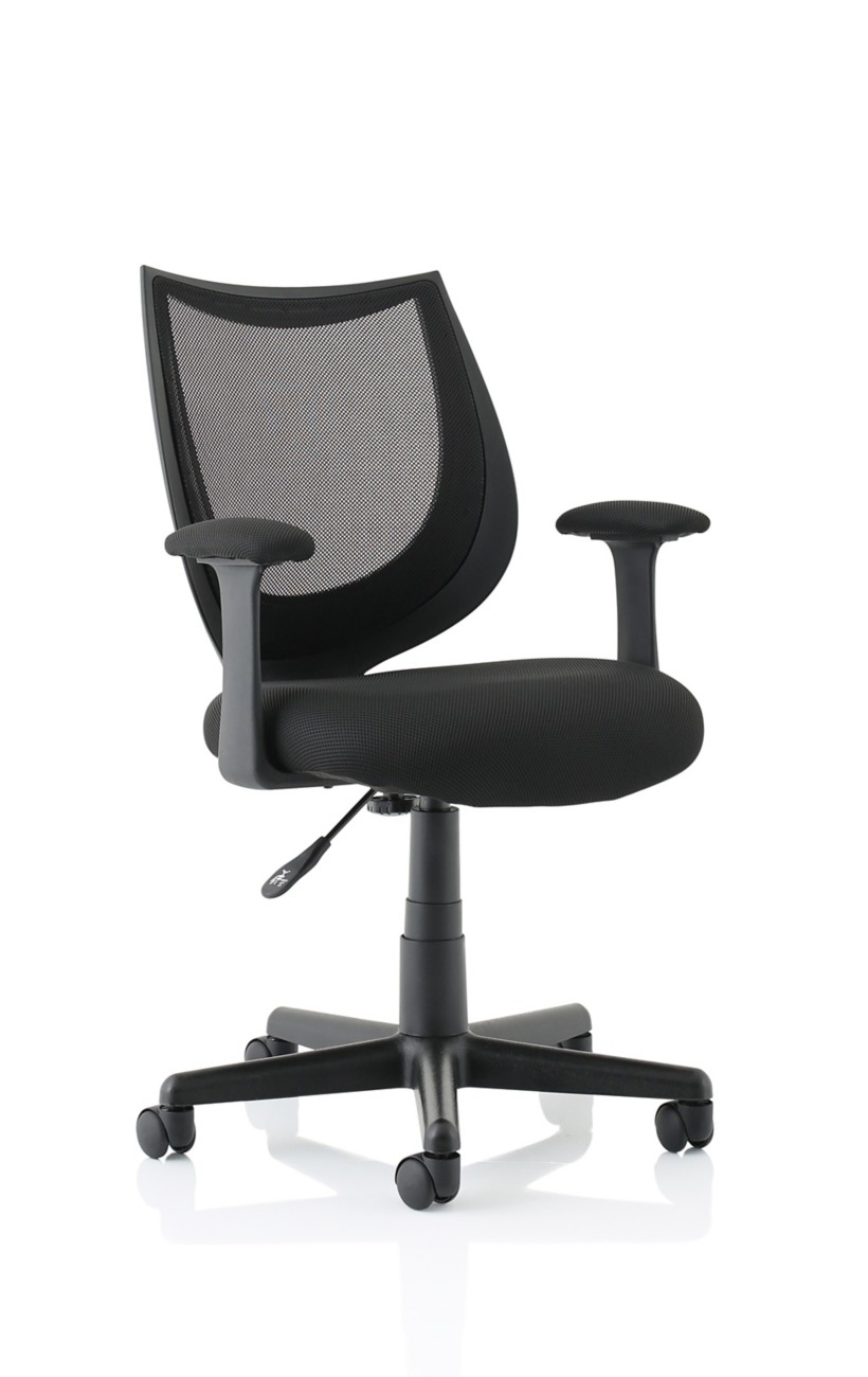 Dynamic Camden Operator Chair Basic Tilt Mesh Optional Armrest Black 120 Kg Camden 610 X 610 X 860 Mm