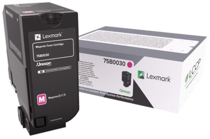 Lexmark Original Tonerkartusche 75B0030 Magenta