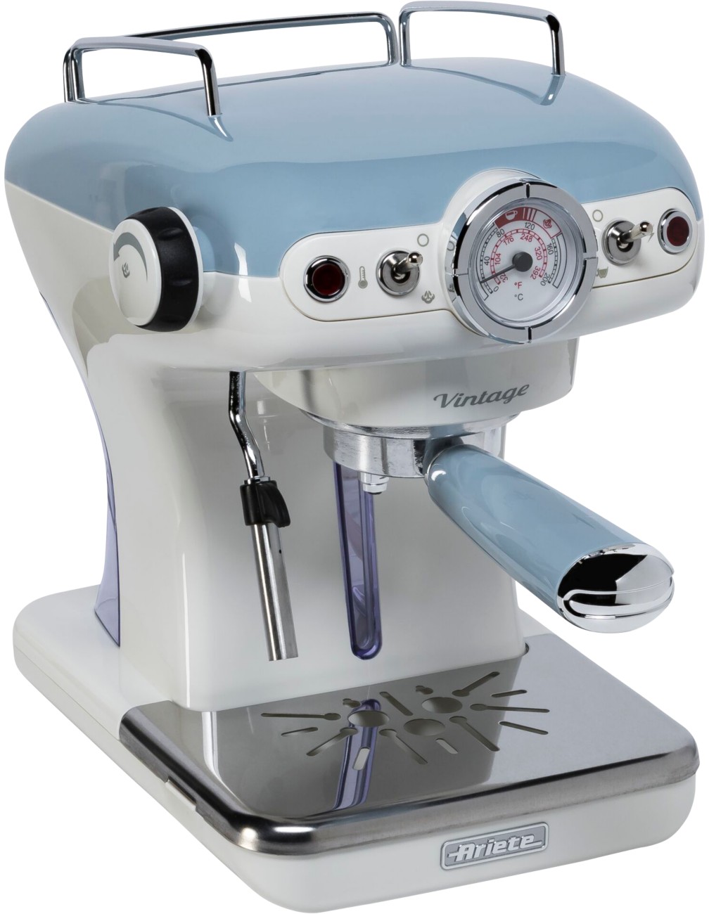 George Blue Ariete Vintage Espresso Coffee Maker - Image 10