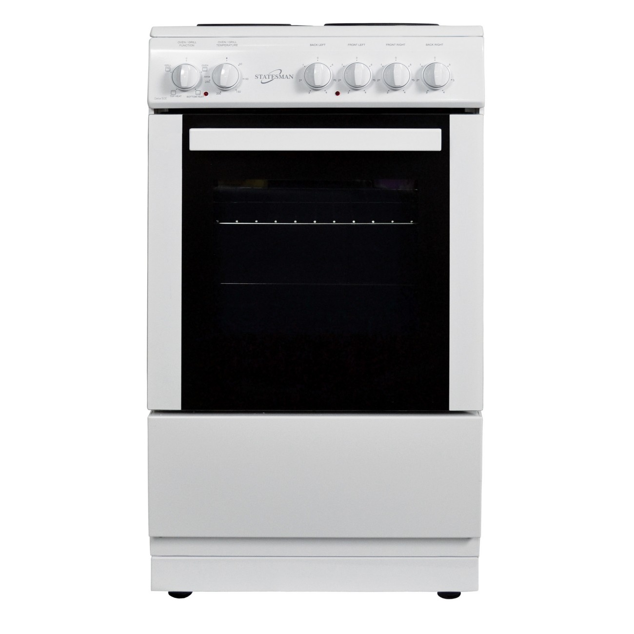 Statesman Single Cavity Delta50e Electric Cooker Metal White