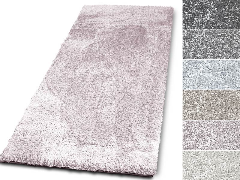 Velours-Teppich Floordirekt STEP Sundae Rosé Polypropylen 800 x 2500 mm