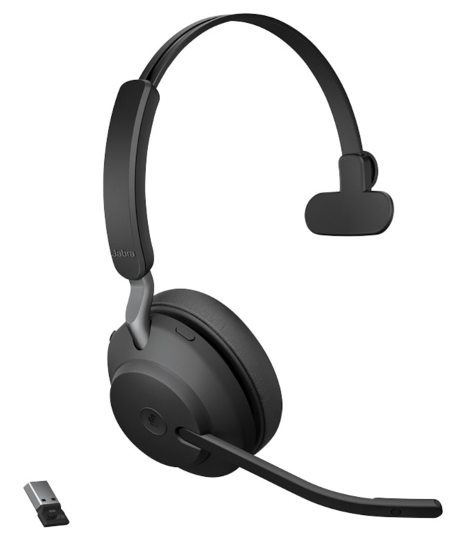 Thumbnail - Jabra Evolve2 Kabellos Headset Bluetooth<multisep/>USB Mit Mikrofon Mono 65 Schwarz