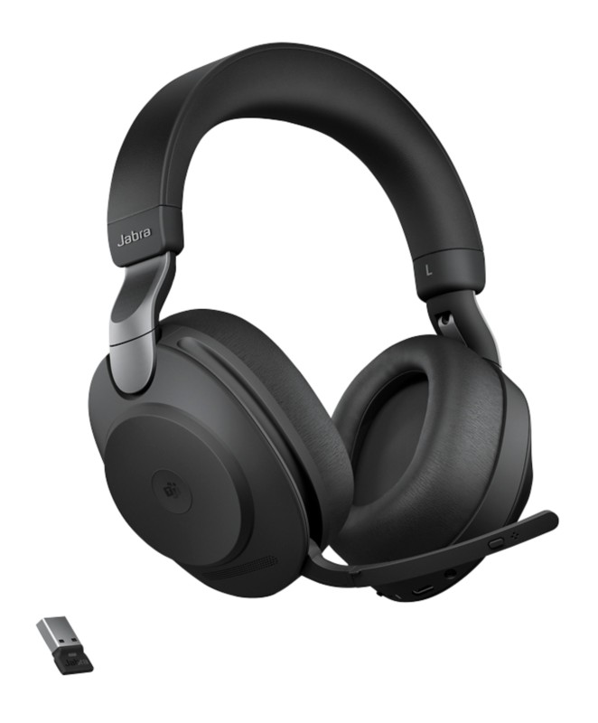 Thumbnail - Jabra Evolve2 85 MS Kabellos Headset Kopfbügel Bluetooth<multisep/>USB Mit Bluetooth Active Noise Cancelling Mit Mikrofo...