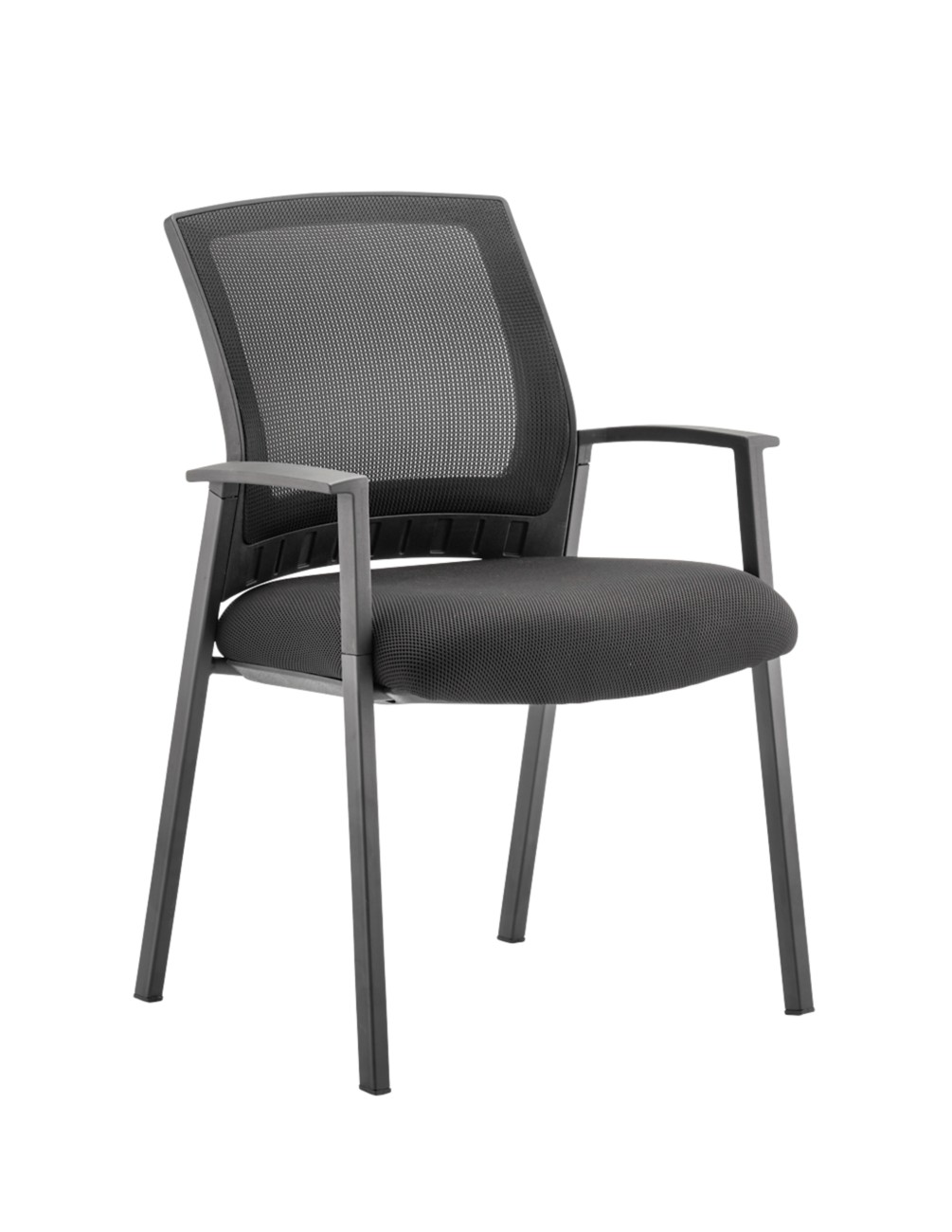 Dynamic Metro Visitor Chair Fixed Armrest Black 115 Kg Metro 600 X 510 X 870 Mm