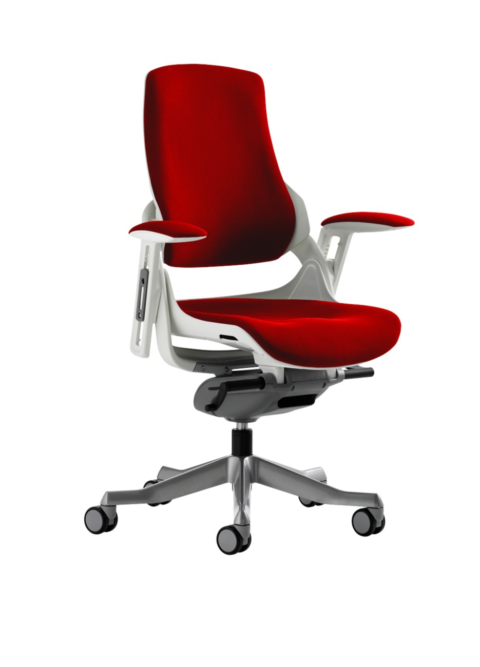 Dynamic Zure Executive Chair Synchro Tilt Fabric Height-Adjustable Armrest White 135 Kg Zure 690 X 700 X 1,015 Mm