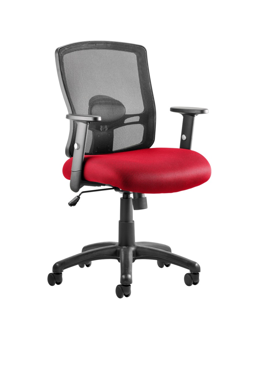 Dynamic Basic Tilt Task Operator Chair Height Adjustable Arms Portland Bergamot Cherry Seat Without Headrest Back Medium