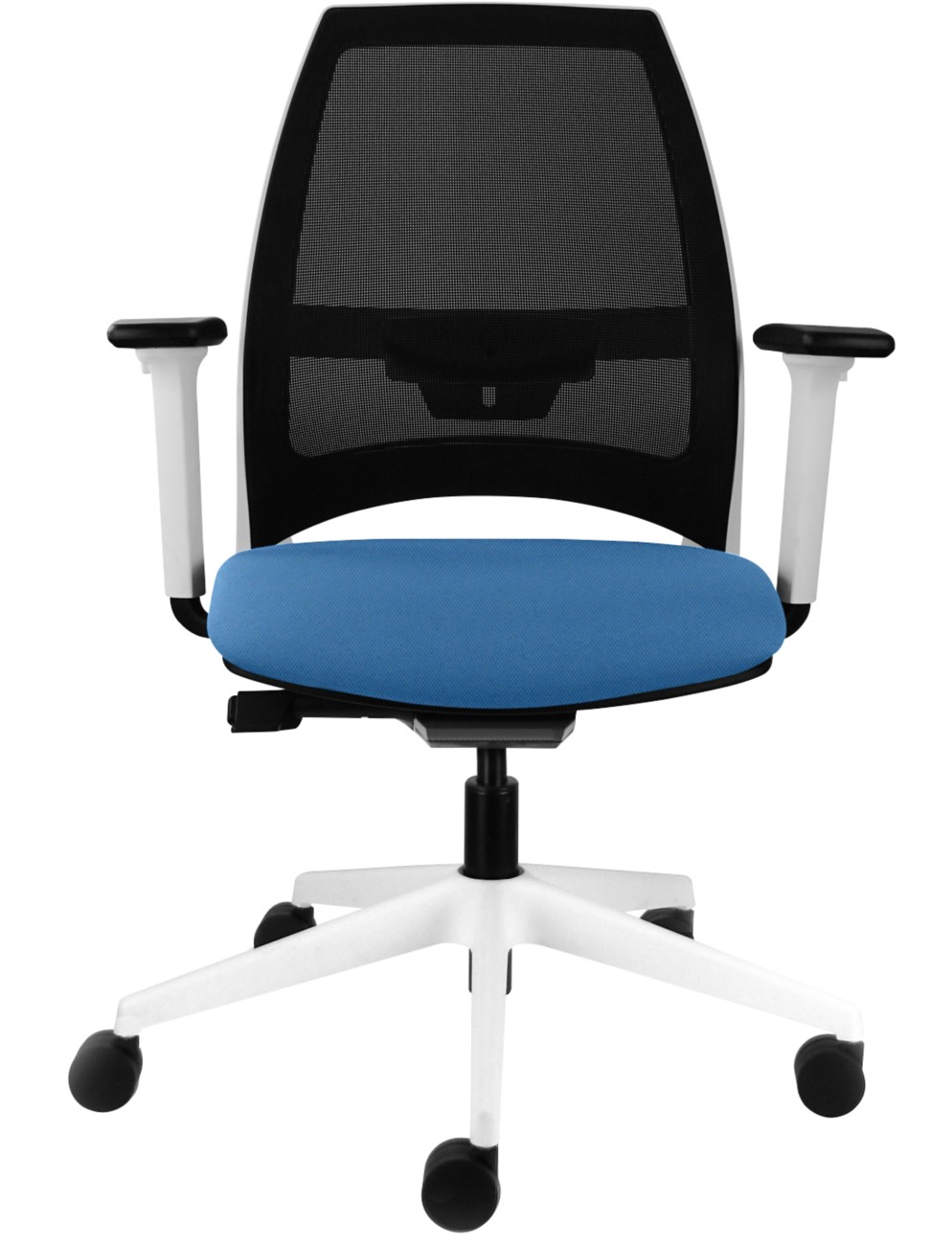 Office Chair Synchro Tilt Fabric 2D Armrest Blue 150 kg Ultra 480 x 460 x 970 mm