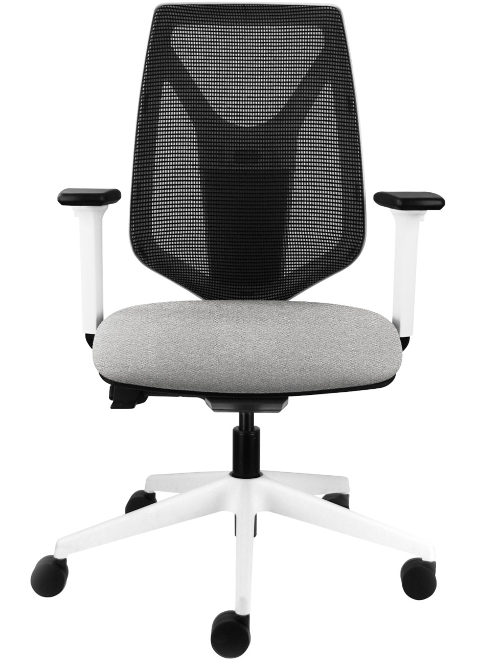 Office Chair Synchro Tilt Fabric 2D Armrest Grey 150 kg Ultra 495 x 510 x 1,020 mm