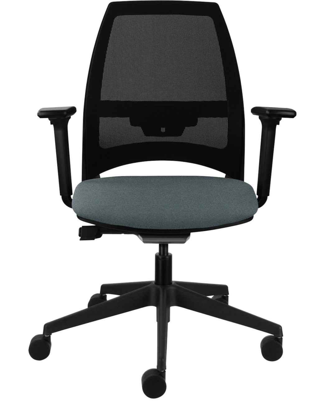 Office Chair Synchro Tilt Fabric 2D Armrest Dark Grey 150 kg Ultra 480 x 460 x 970 mm