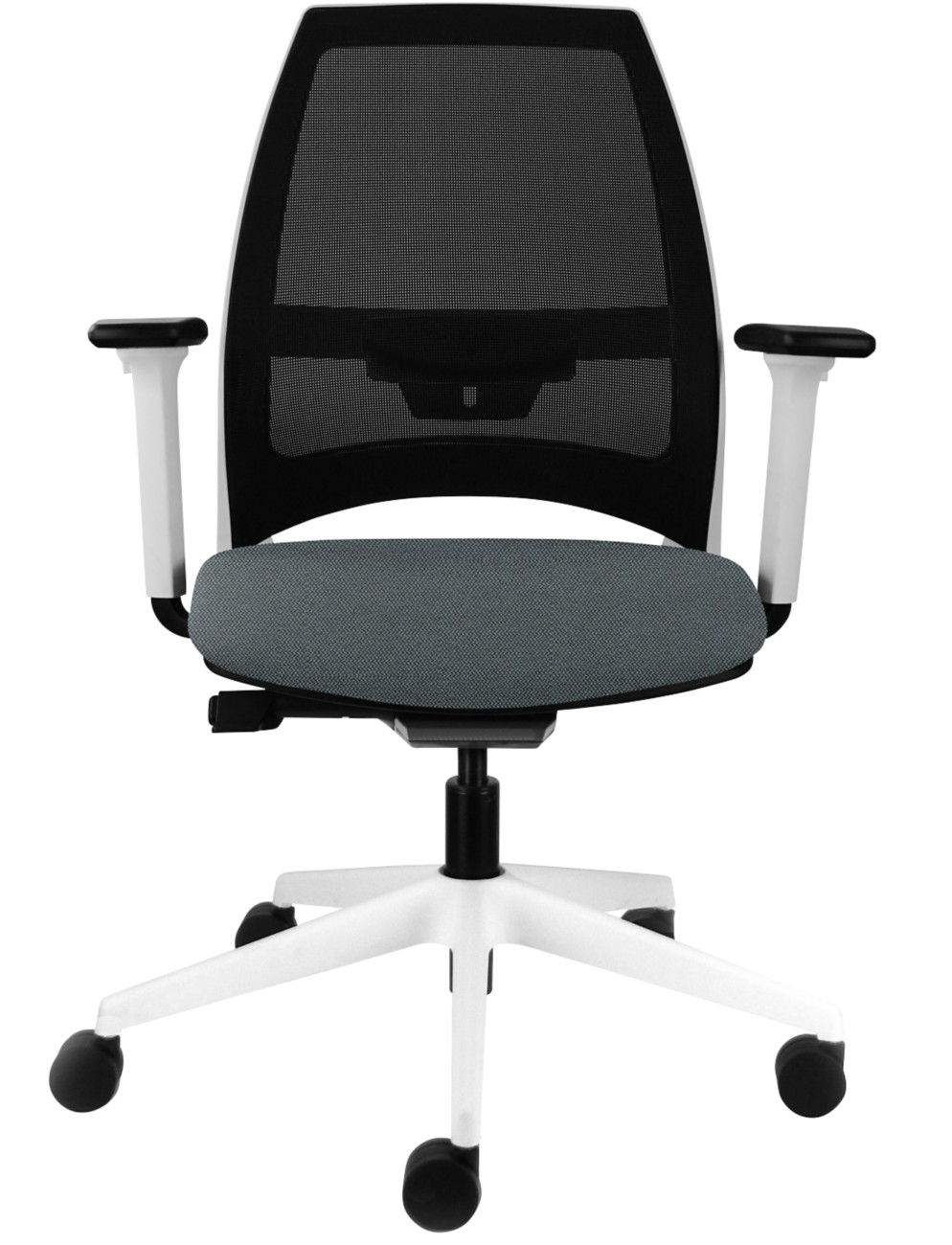 Office Chair Synchro Tilt Fabric 2D Armrest Dark Grey 150 kg Ultra 480 x 460 x 970 mm