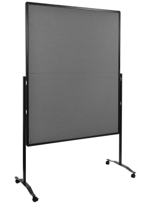 Legamaster PREMIUM PLUS Filz Pinnwand Magnetisch Freistehend 126 (B) x 58 (T) x 196 (H) cm Aluminium Grau