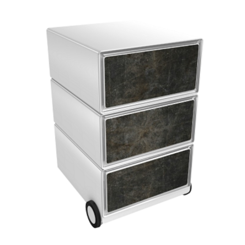Armoire à tiroirs sur socle mobile Paperflow avec 3 tiroirs