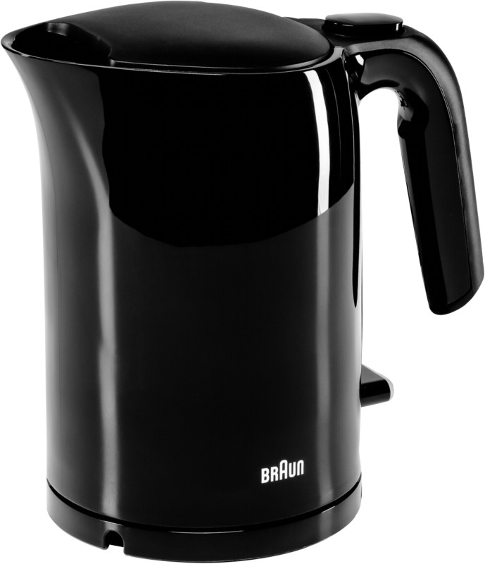 Braun Wasserkocher 1 L Schwarz 2200 W Kabellos WK 3000 BK