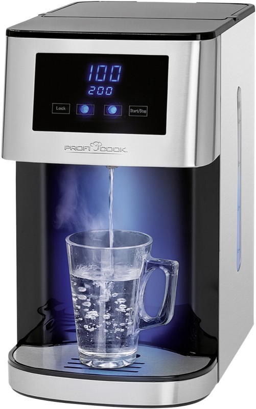 ProfiCook Wasserkocher 4 L Silber, Schwarz 2600 W PC-HWS 1145