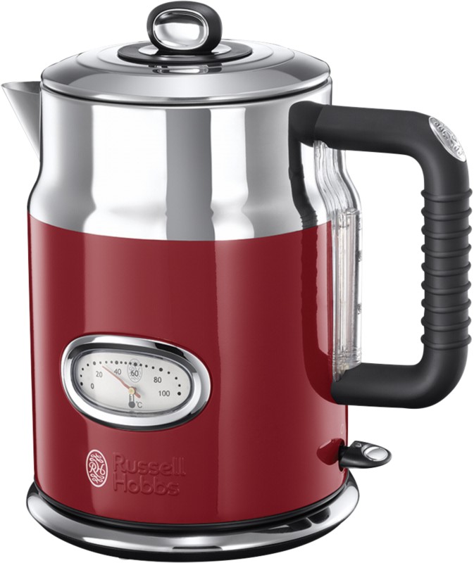 Image of Russell Hobbs Wasserkocher Rot, Silber 1.7 l Edelstahl, Kunststoff 2400 W 21670-70