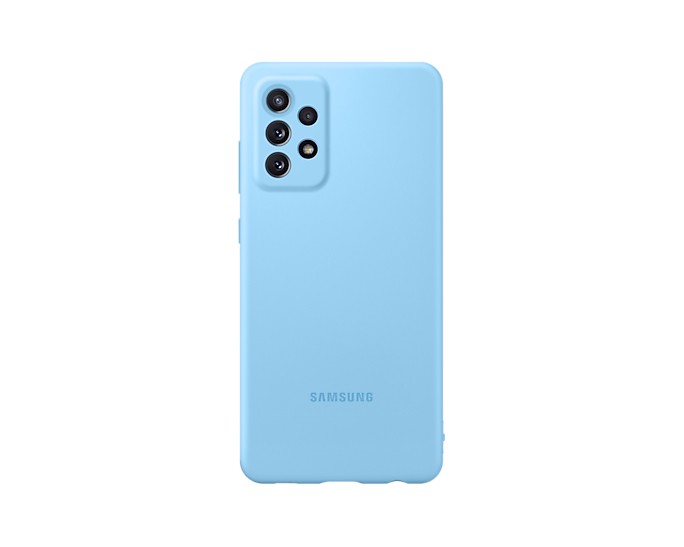 Image of SAMSUNG Cover A72 Silicone Cover Blue Samsung Galaxy A72 Blau