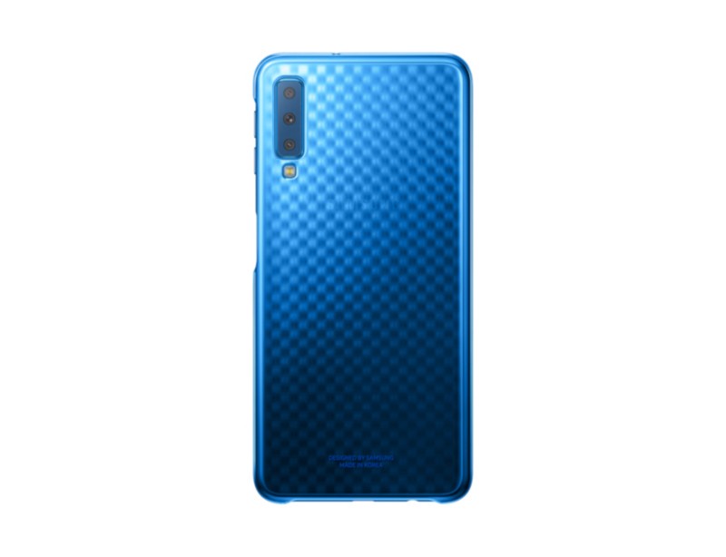 SAMSUNG Cover EF-AA750 Samsung Galaxy A7 (2018) Blau