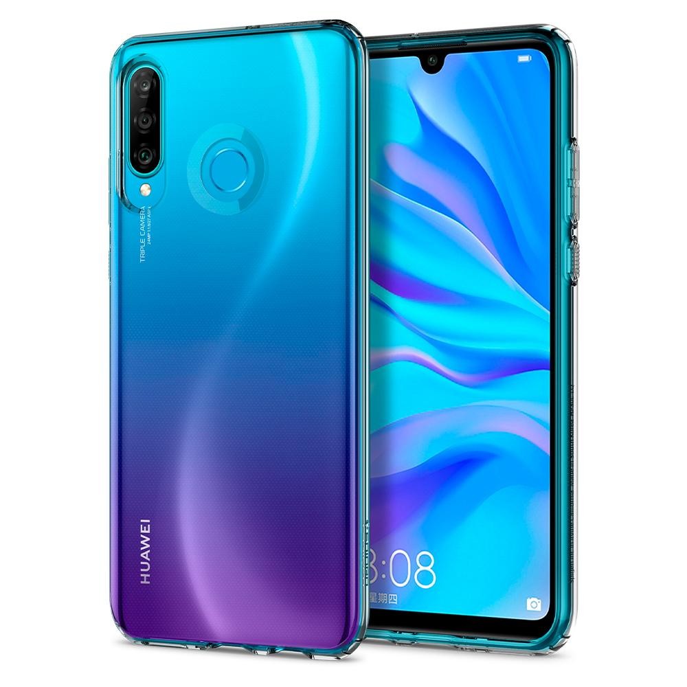 SPIGEN Cover Liquid Crystal Huawei P30 Lite , Nova 4e Transparent