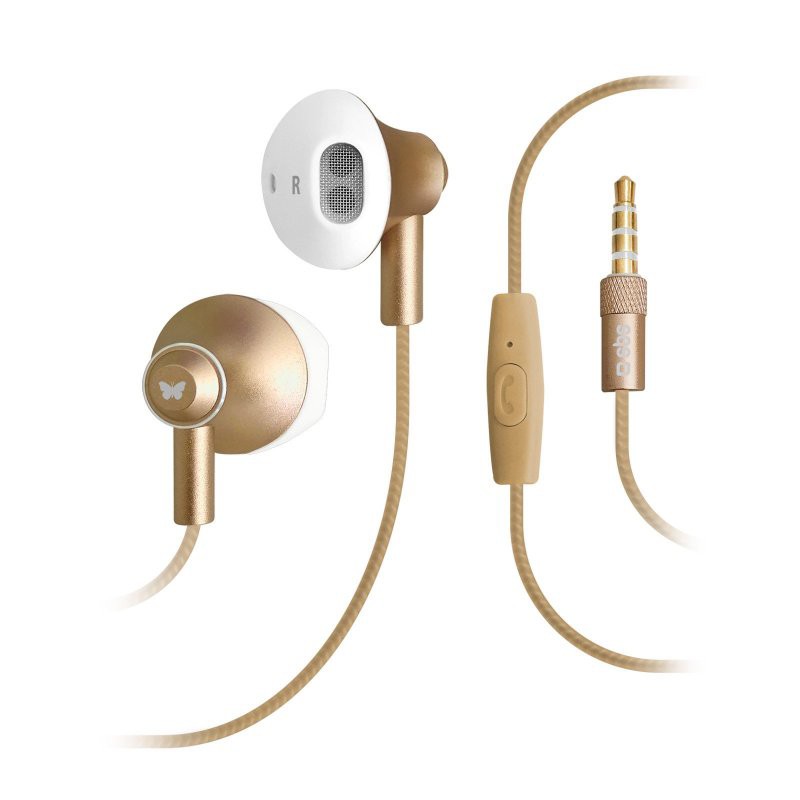 SBS Ohrhörer COLLECTION SMART & LADIES TESLEARSHINYG Golden