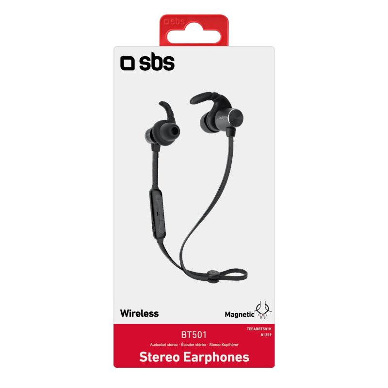 SBS Ohrhörer TEEARBT501K Schwarz