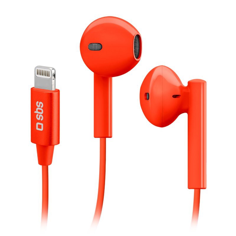 SBS Ohrhörer Studio Mix 105 TEEARLIGHTAPR Rot
