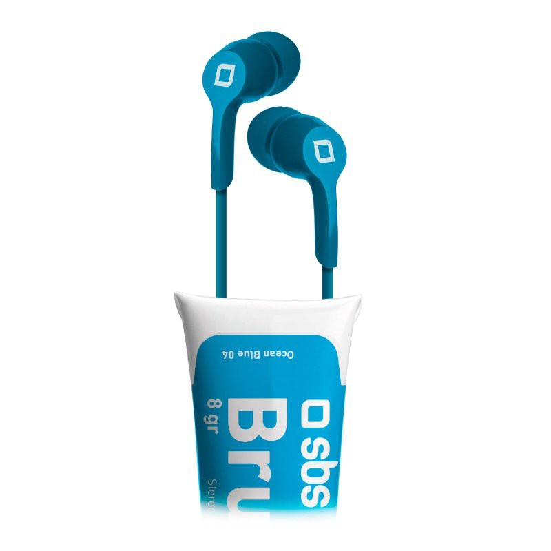 SBS Ohrhörer Brush TEEARPAINTB, Blau