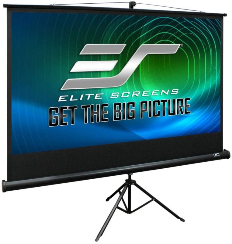 ELITE SCREENS Projektionsbildschirm mit Stativ T92UWH Schwarz, Weiß 16:9 92 zoll