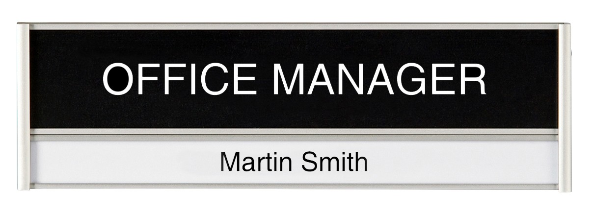 Ultradex Türschild Aluminium 18 x 5,4 cm 310177