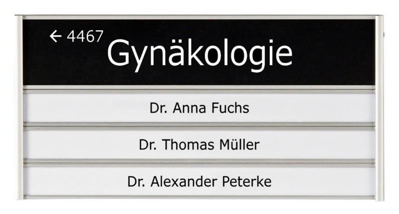 Thumbnail - Ultradex Türschild Aluminium 18 x 9 cm 310377