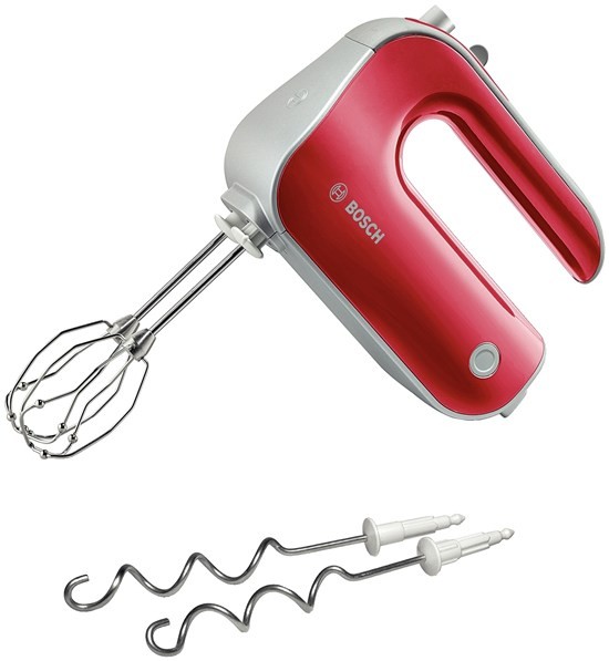 Bosch Handmixer MFQ40303 500 W Edelstahl, Kunststoff Rot, Weiß