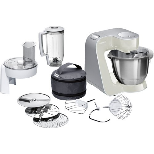 Image of Bosch Küchenmaschine Creationline MUM58L20 1000 W 3,9 l Edelstahl, Kunststoff Grau, Silber