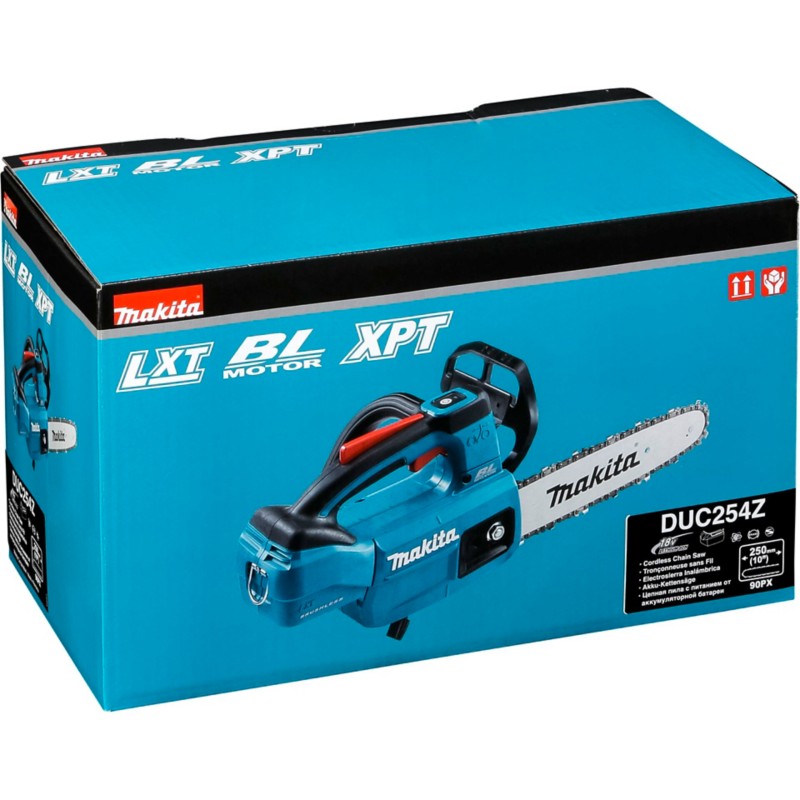 Makita Kettensäge DUC254Z Blau, Schwarz