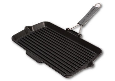 Thumbnail - Staub Grillpfanne induktion rechteckig 34x21cm schwarz