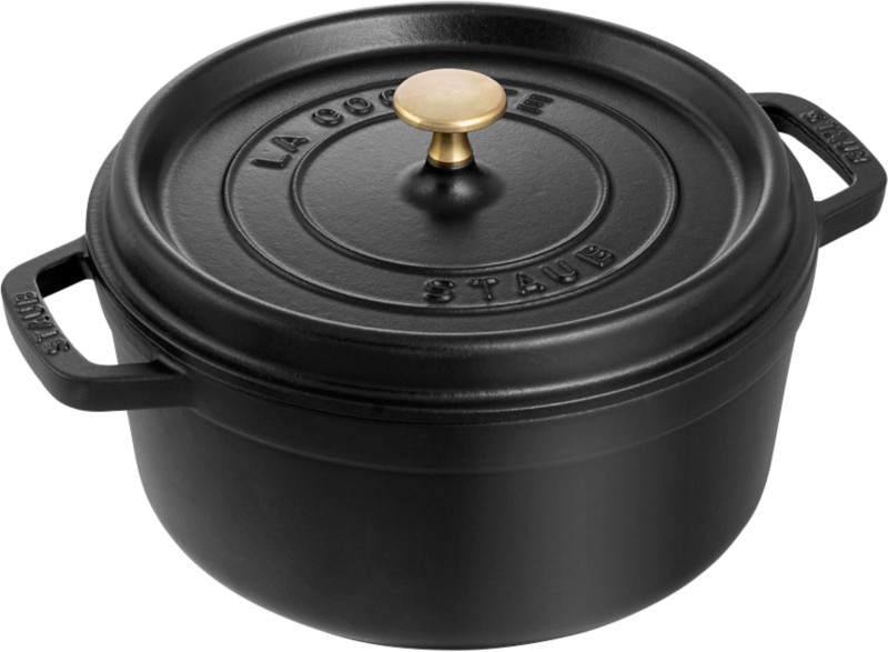 Thumbnail - Staub La Cocotte 24cm rund, schwarz, Gusseien