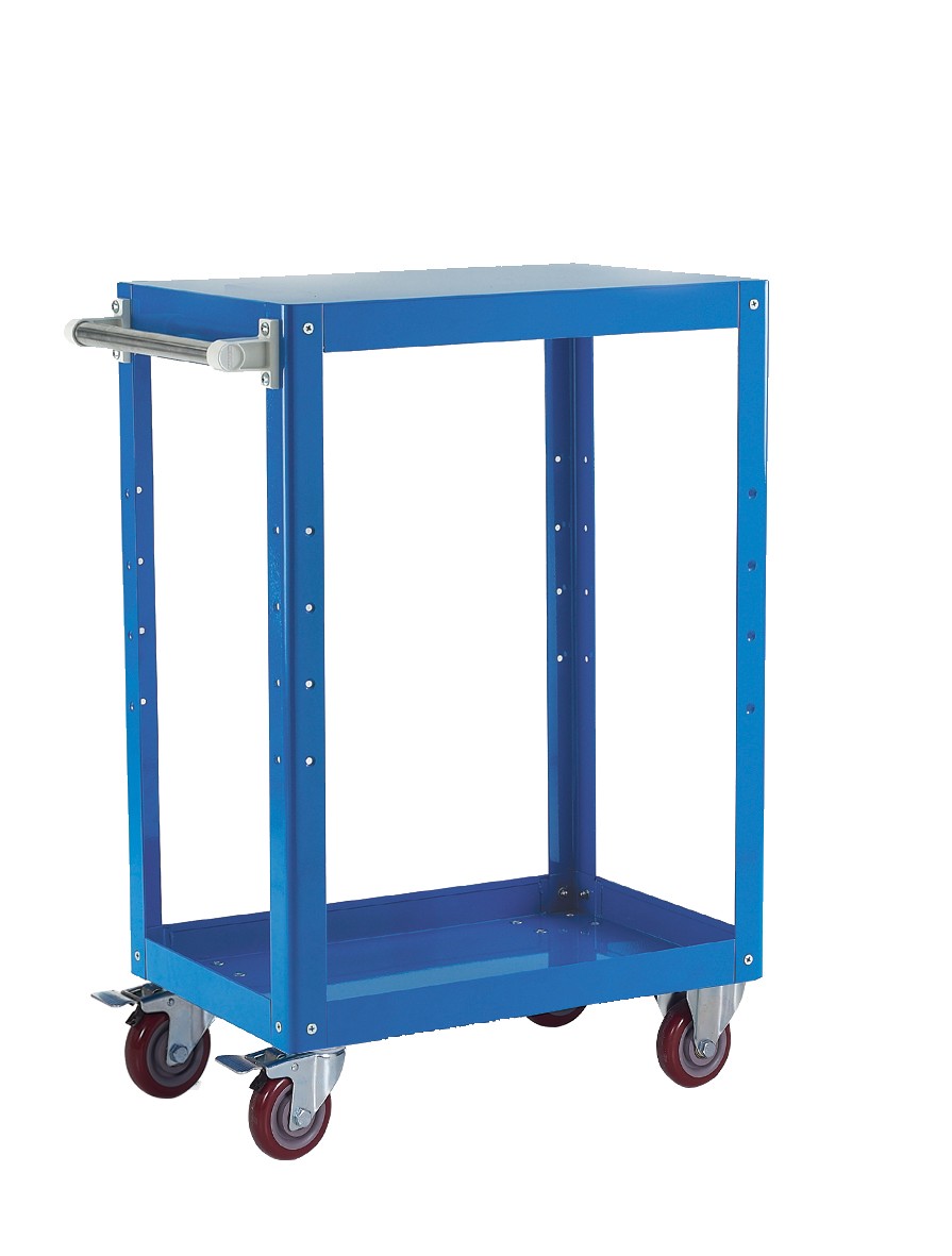 Gpc Reversible Tray Trolley 150 Kg 670 X 400 X 910 Mm Blue