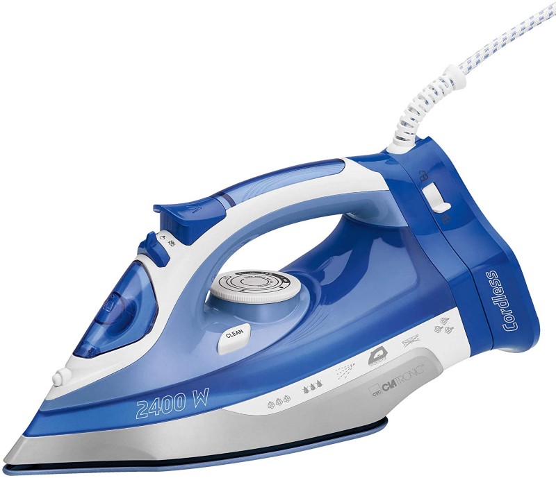 Thumbnail - Clatronic DB Dampfbügeleisen Kabellos DB 3706 240 350 ml Weiß, Blau