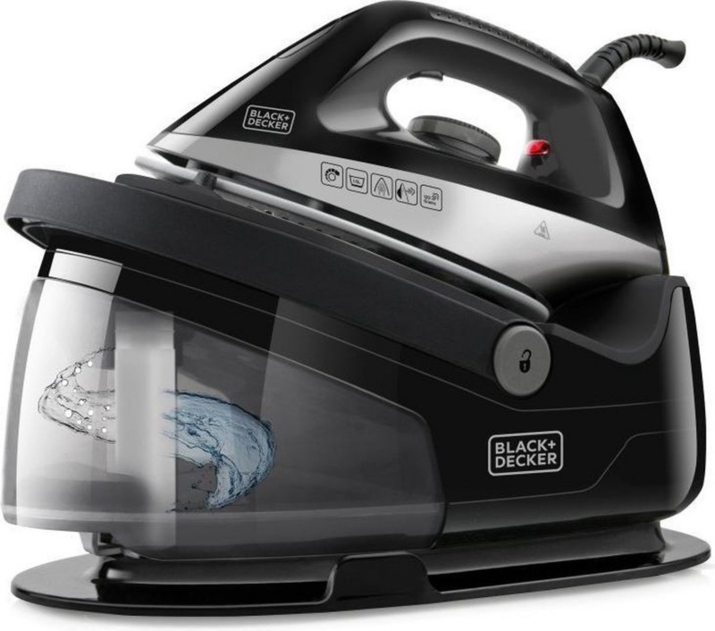 Thumbnail - Black & Decker Dampfbügelstation Verkabelt BXSS2200E 240 0.33 L Schwarz