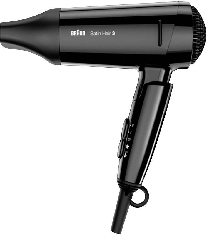 Braun Haartrockner HD350 Stain Hair 3 Style & Go 240 V Schwarz