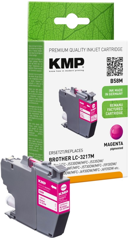 KMP Kompatibel Brother LC-3217M Tintenpatrone Magenta