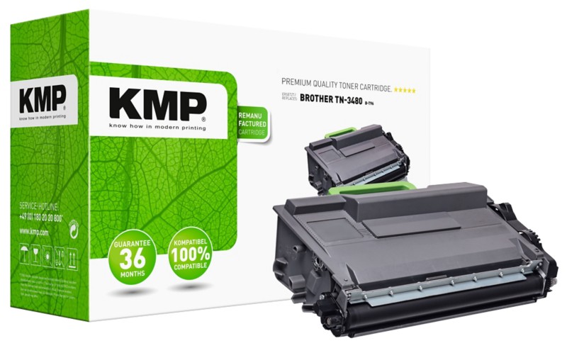 Thumbnail - Kompatible KMP Brother TN-3480 Tonerkartusche Schwarz