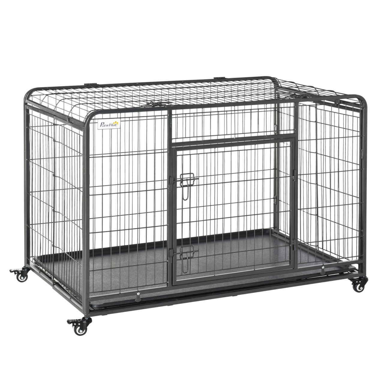 B&Q - Metal Dog Cage Kennel W/ Locking Door & Wheels Extra Large Pets - Image 10