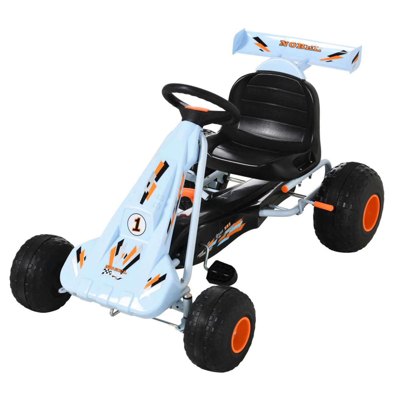 Homcom Go Kart 341-035 590 Mm 660 Mm 970 Mm Blue