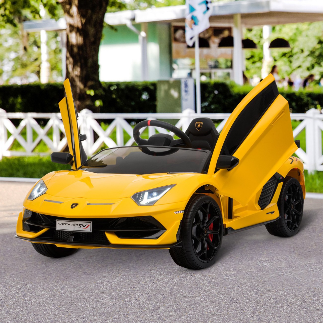 Homcom Riding Toy 370-146V70yl 455 Mm 665 Mm 1230 Mm Yellow