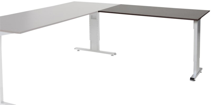 Schaffenburg Linesto Plus Höhenverstellbar Schreibtisch-Erweiterung Rechteckig Eiche T-Fuß 1.200 (B) x 600 (T) x 655 (H)...