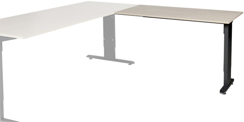 Schaffenburg Linesto Plus Höhenverstellbar Schreibtisch-Erweiterung Rechteckig Eiche T-Fuß 1.200 (B) x 600 (T) x 655 (H)...